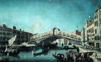 Le Pont du Rialto, Venise - Michele Marieschi